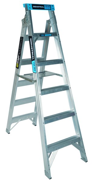 Trade Series Dual Purpose Ladder, 6 Step, 1.8m - 3.3m Length, 150kg Load Rating