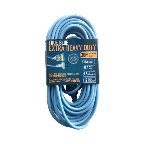 True Blue Extra Heavy Duty Extension Lead 20m