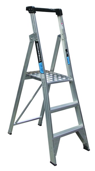 Trade Series Platform Ladder, 3 Step, 0.85m Height, 2.0m Overall Stile Length, 180kg Load Rating