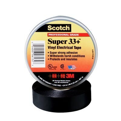 Scotch Super 33+, Vinyl Tape 19mm x33m