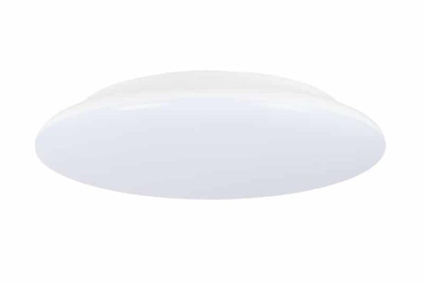 12W LED Oyster Light, Dimmable, 10 Inch, IP54, Selectable CCT 3000K-4000K-5700K, White