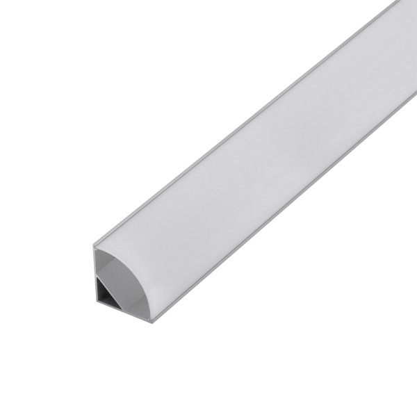 LED Channel200 Corner Mounting Opal Curved Lens-2M