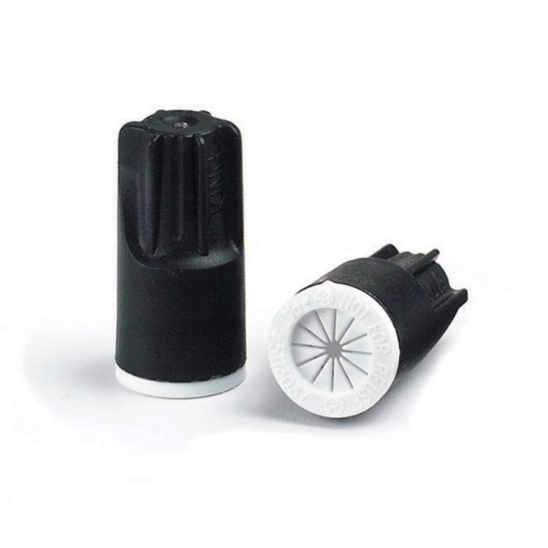 Black/White Irrigation Wire Connectors 25 Bag - Wire Size: 0.34 To 4.0mm