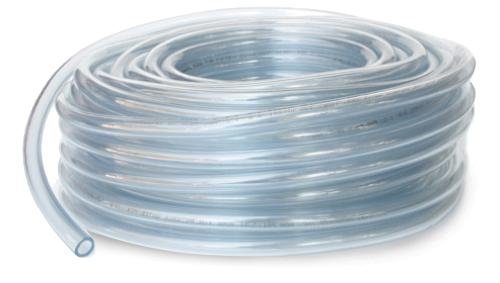 Discharge tubing 5.5mm clear 30m roll