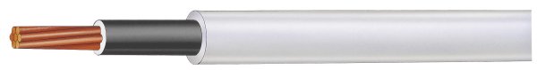 2.5mm 1C TPS (BK)  White (100M)
